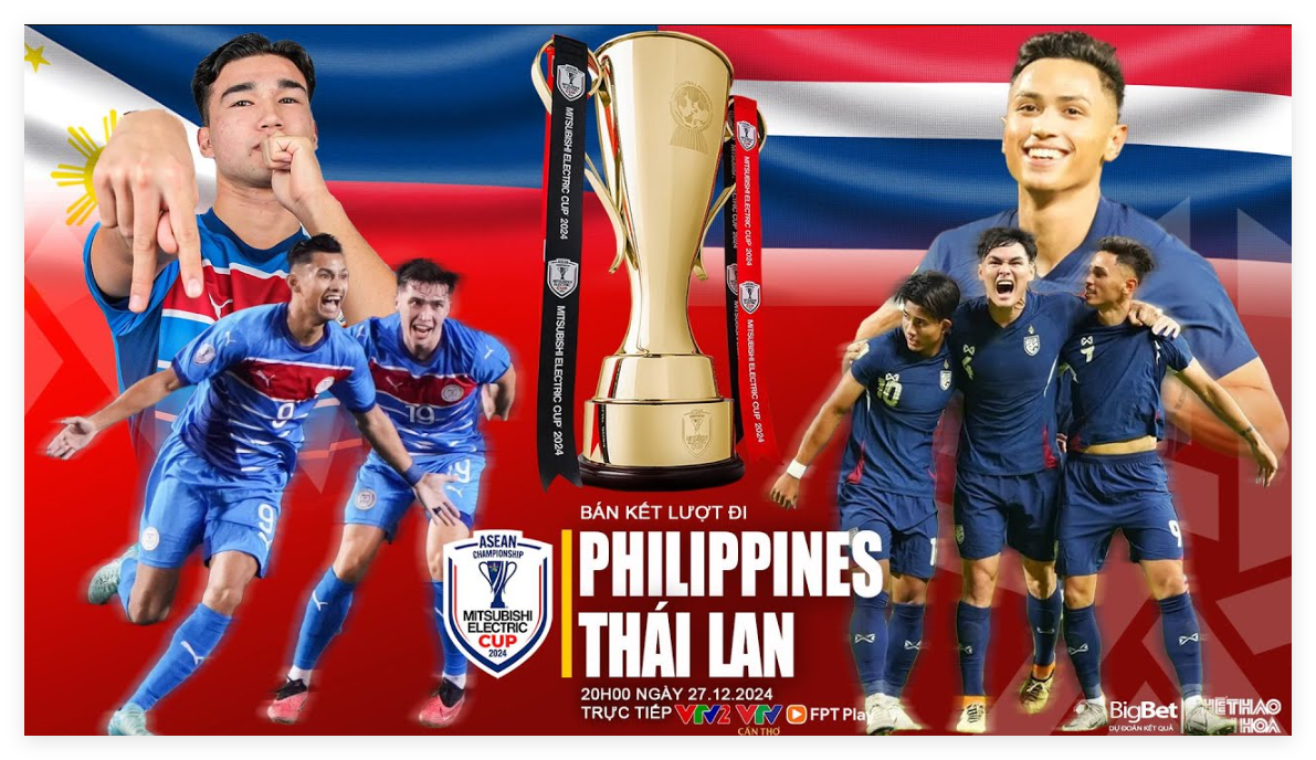 keo nha cai Dự Đoán Trận Đấu AFF Cup 2024: Philippines vs Thái Lan  Ngày 27/12/2024